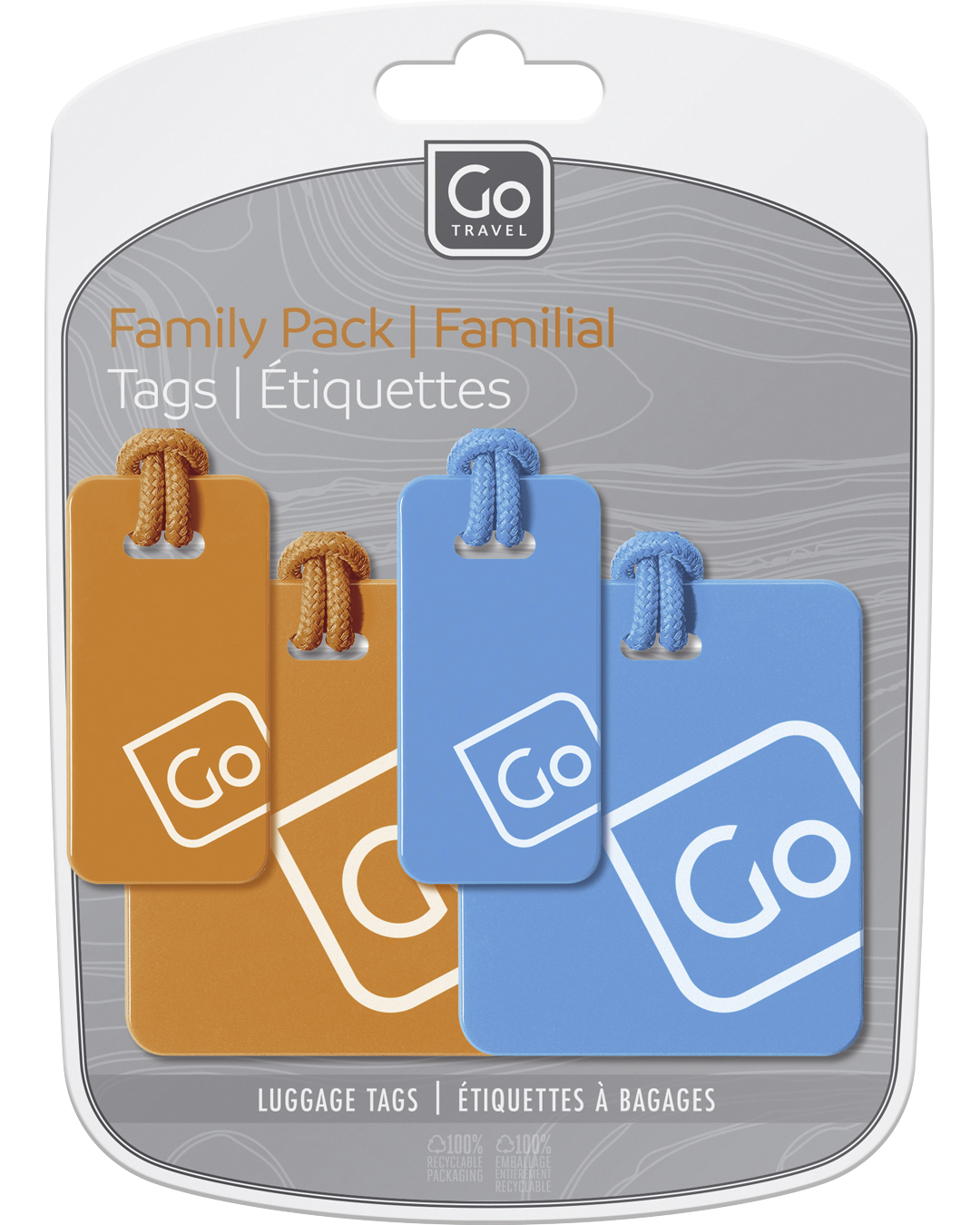 0_1_Luggage Tags Family Pack (Blue/Orange)