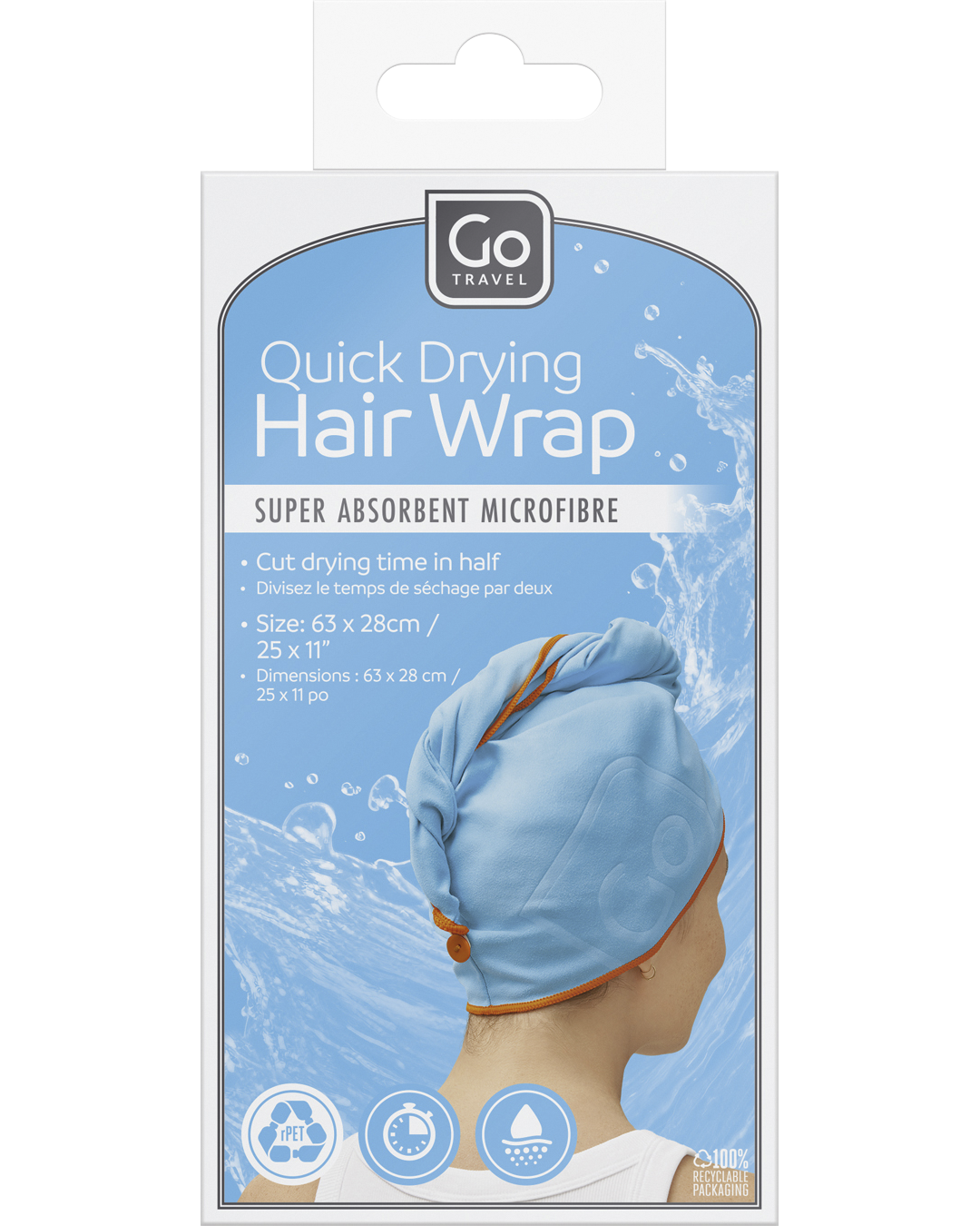 0_1_Quick Drying Hair Wrap (Blue)