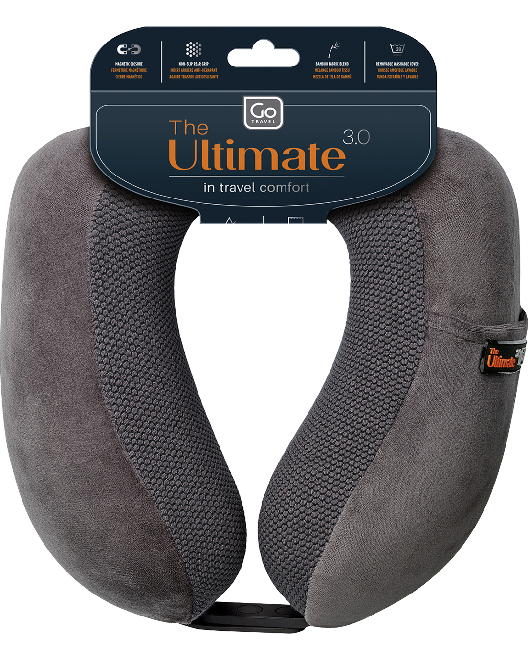0_1_Ultimate 3.0 Travel Pillow (Dark Grey)