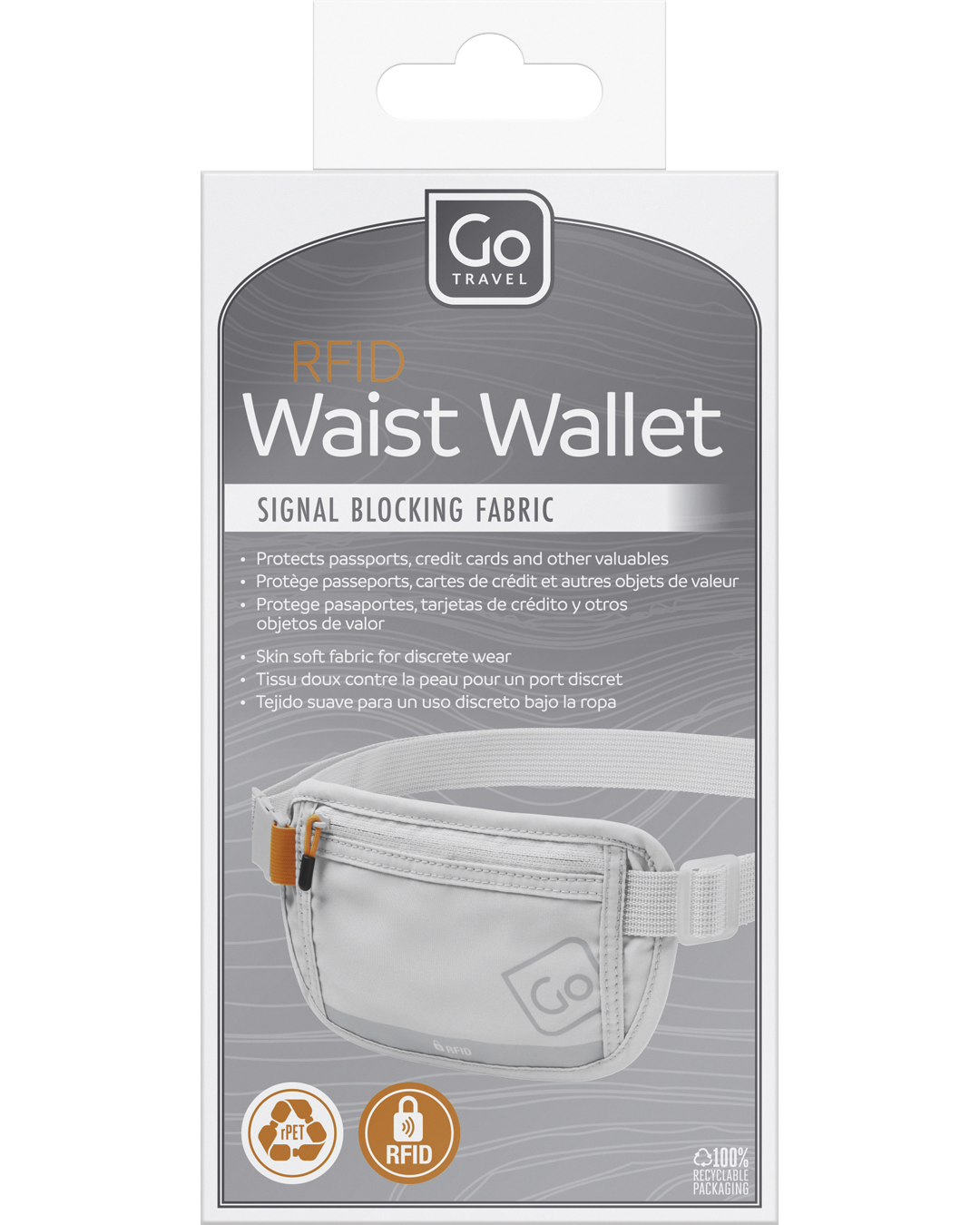 0_1_RFID Waist Wallet (Grey)