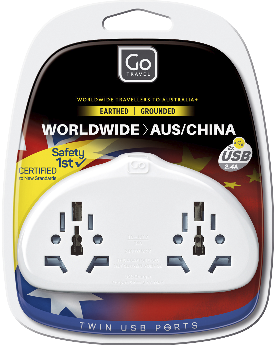 0_1_World-AUS/China Adaptor Duo + USB-A