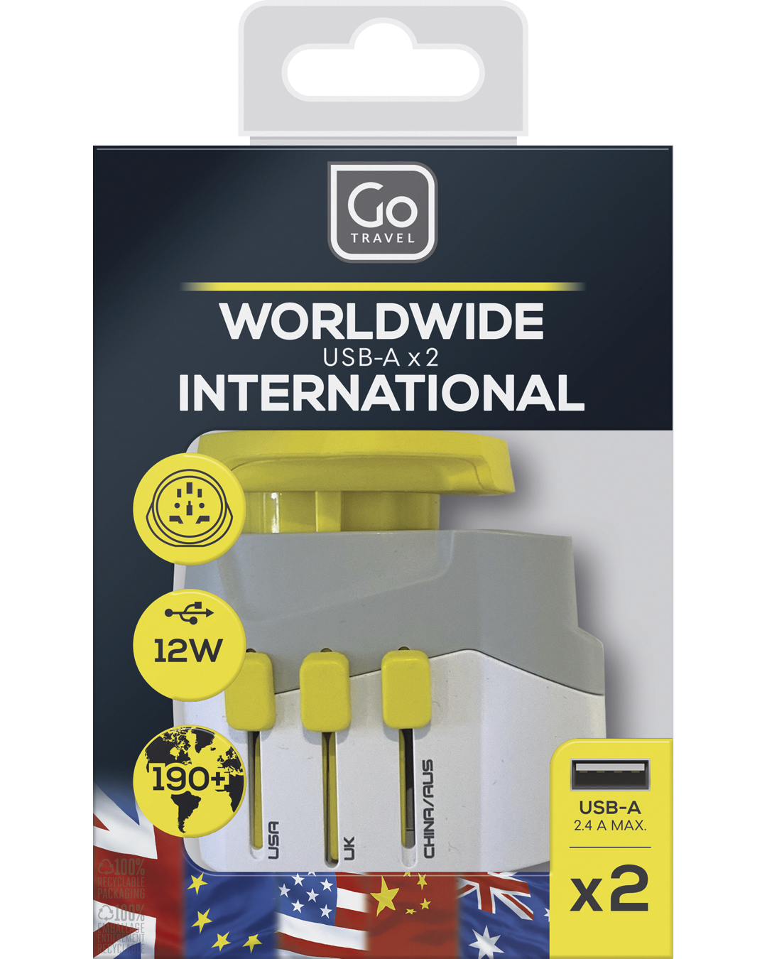 0_1_Worldwide Adaptor + Twin USB-A