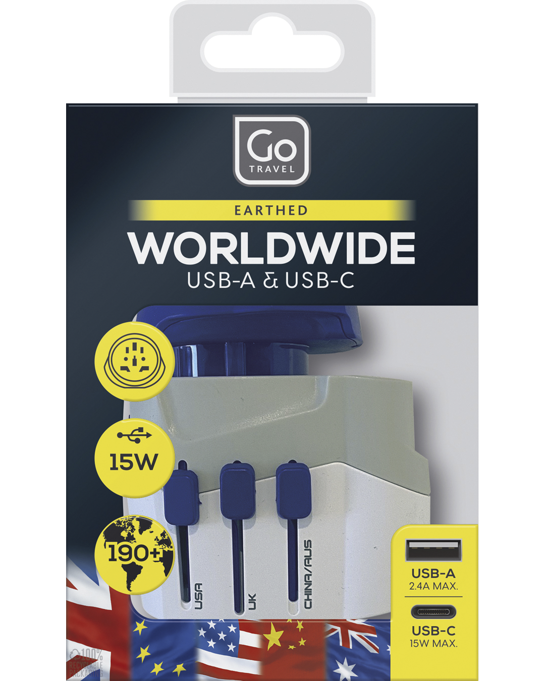 0_1_Worldwide Adaptor + USB-A & USB-C