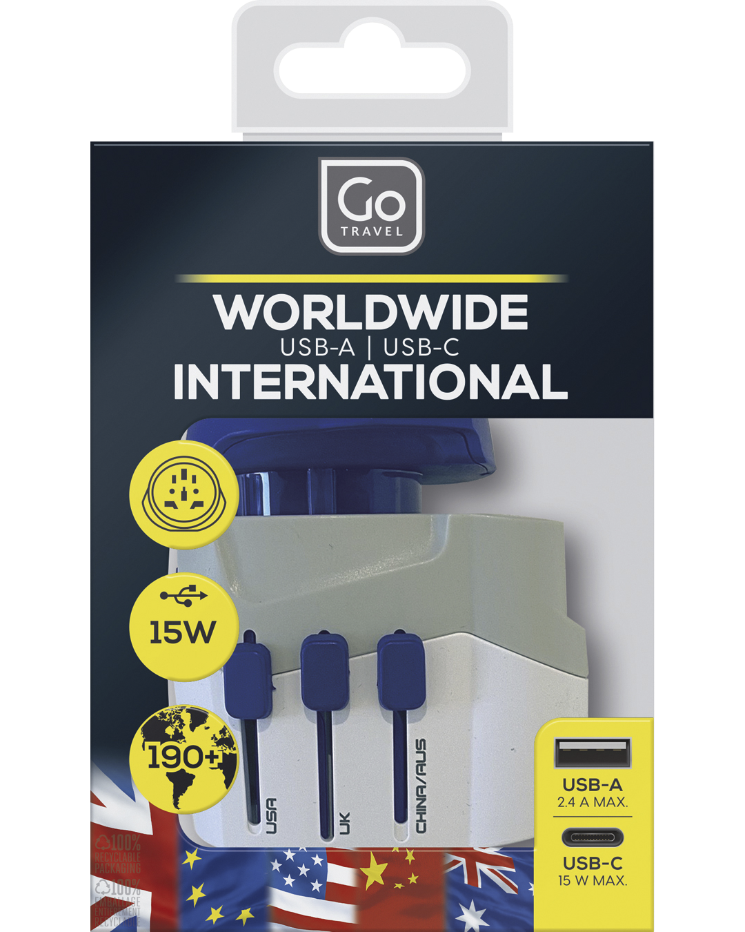 0_1_Worldwide Adaptor + USB-A & USB-C