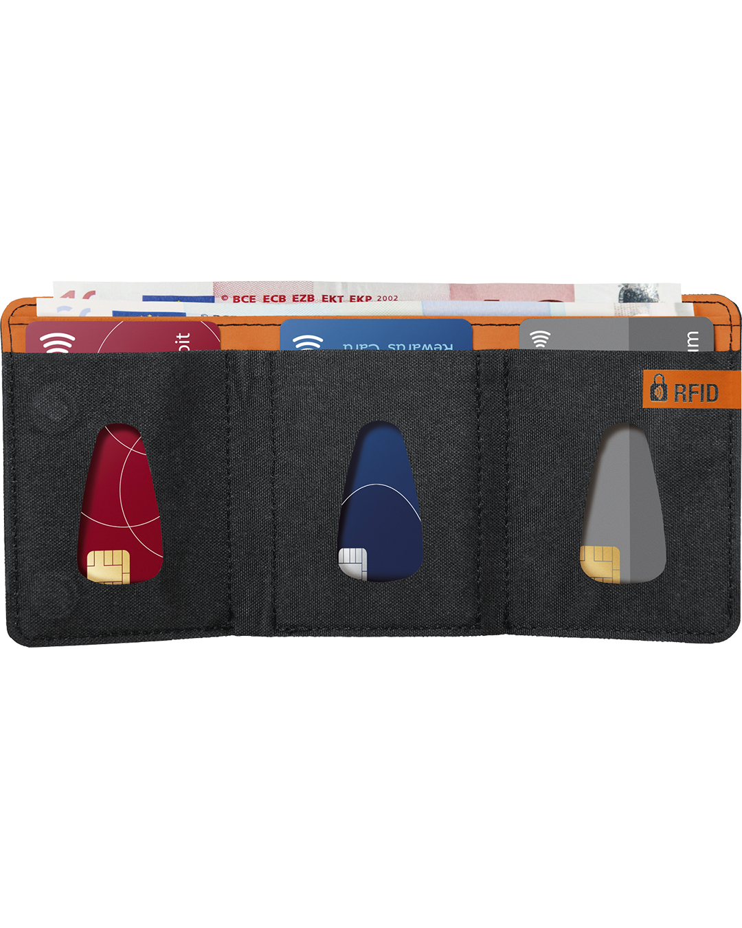 1_5_RFID Tri-Fold Wallet (Black)