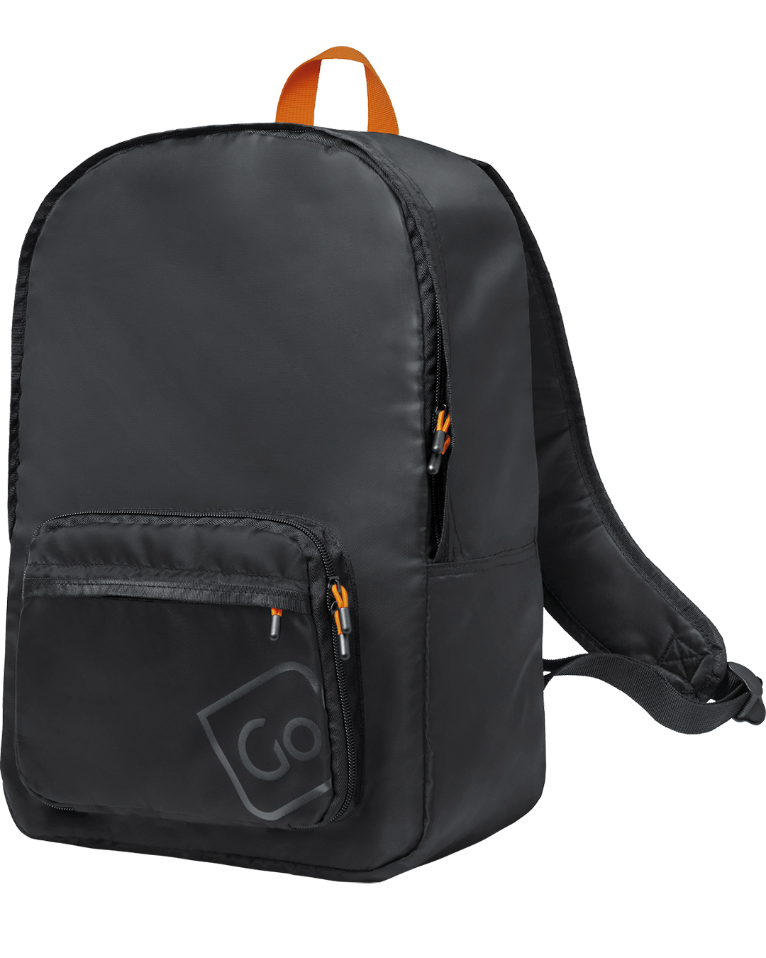 1_1_Lightweight Foldaway Backpack (Black)