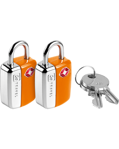 1_1_Key Lock Twin Padlocks TSA (Orange)