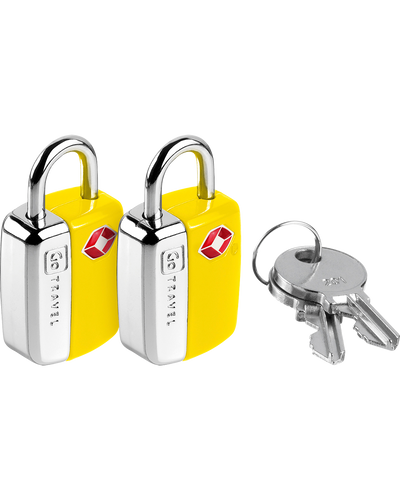 1_4_Key Lock Twin Padlocks TSA (Orange)