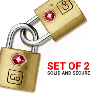2_4_Classic Brass Key Twin Padlocks TSA