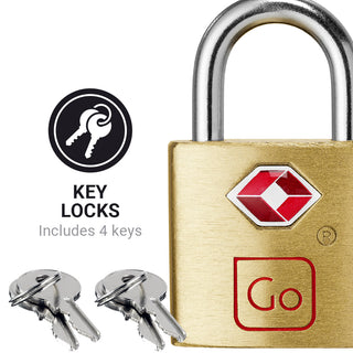 2_5_Classic Brass Key Twin Padlocks TSA