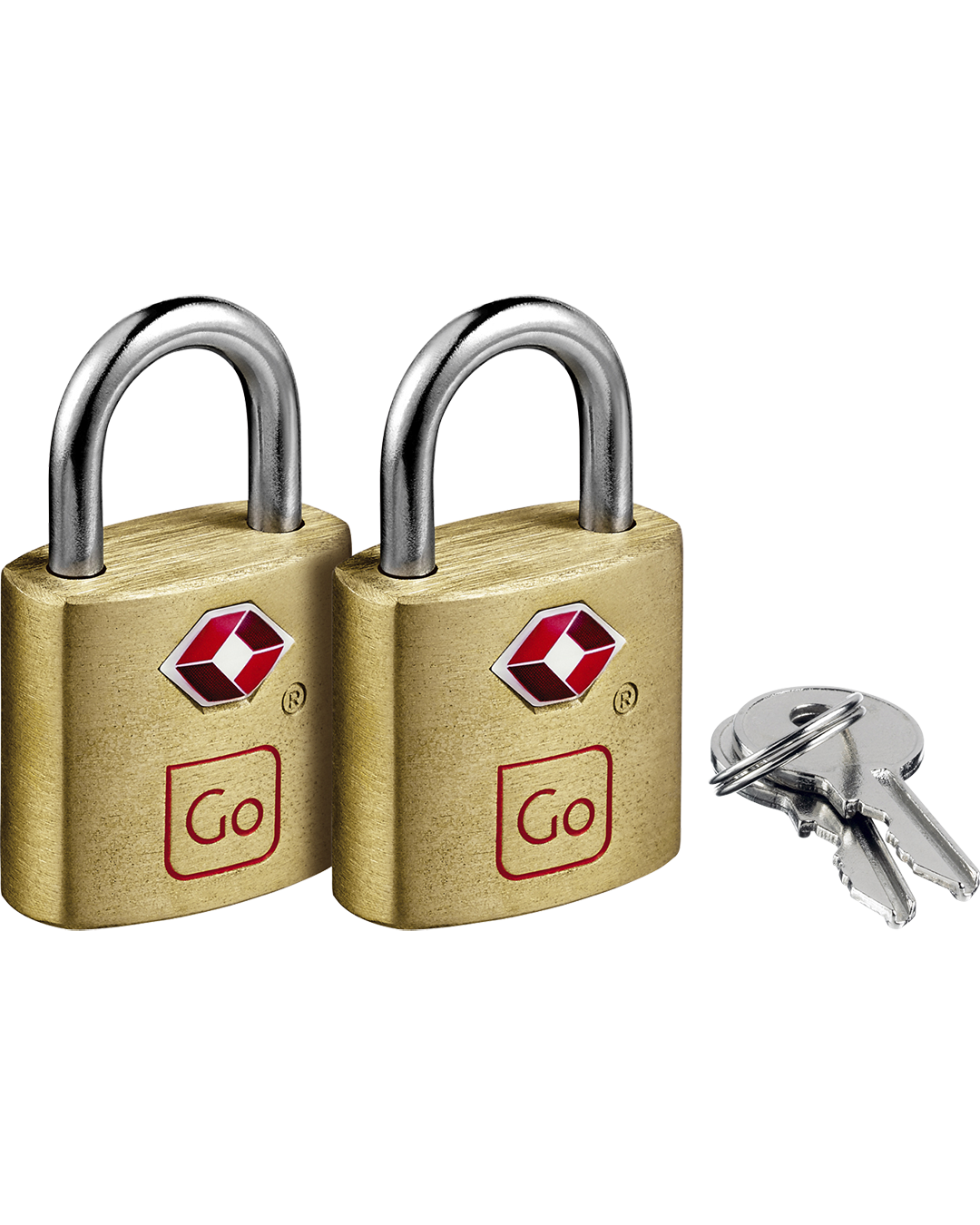 1_2_Classic Brass Key Twin Padlocks TSA