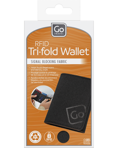 0_1_RFID Tri-Fold Wallet (Black)